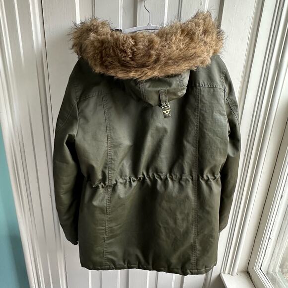 J. Crew Perfect Winter Parka Primaloft Olive Green - Picture 6 of 8